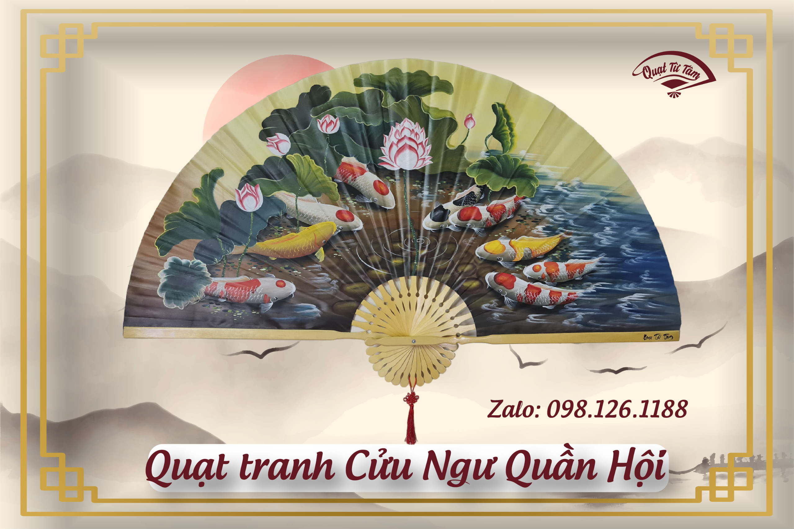  xưởng sản xuất quạt lụa