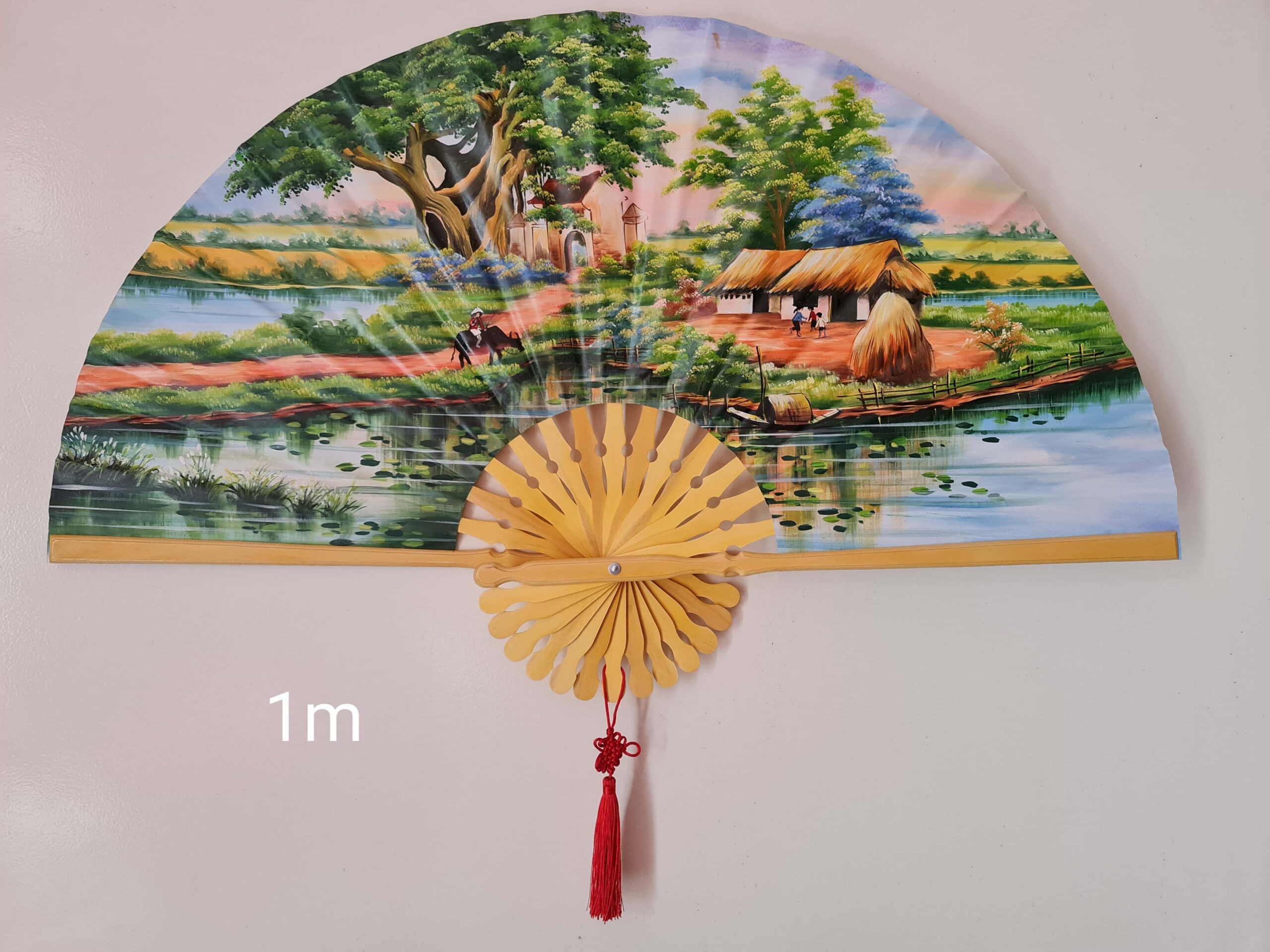 Quạt Tranh Sơn Thủy – Vẻ Đẹp Cổ Điển, Hồn Thiên Nhiên