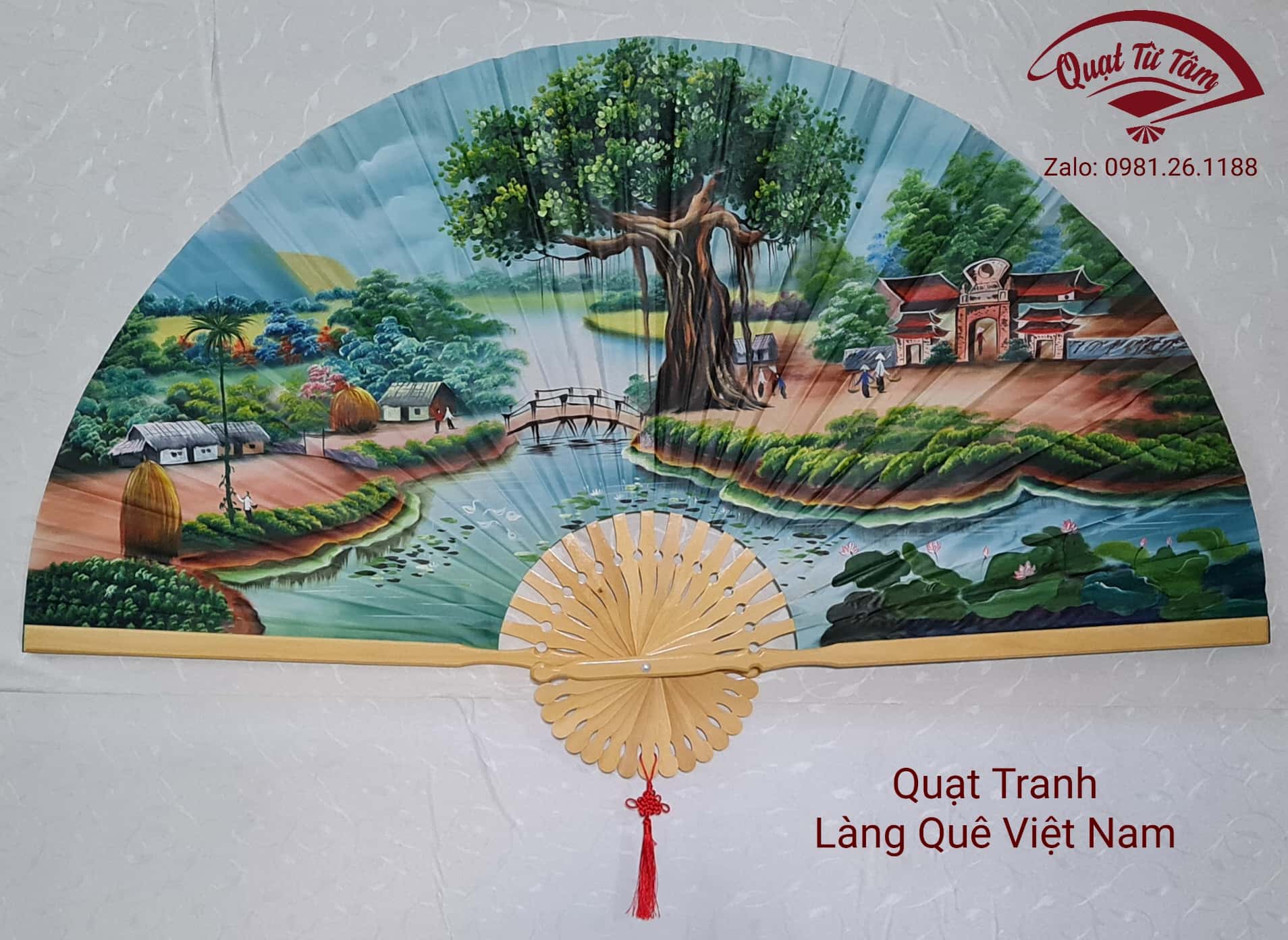 Quạt Tranh Sơn Thủy – Vẻ Đẹp Cổ Điển, Hồn Thiên Nhiên - Image 18