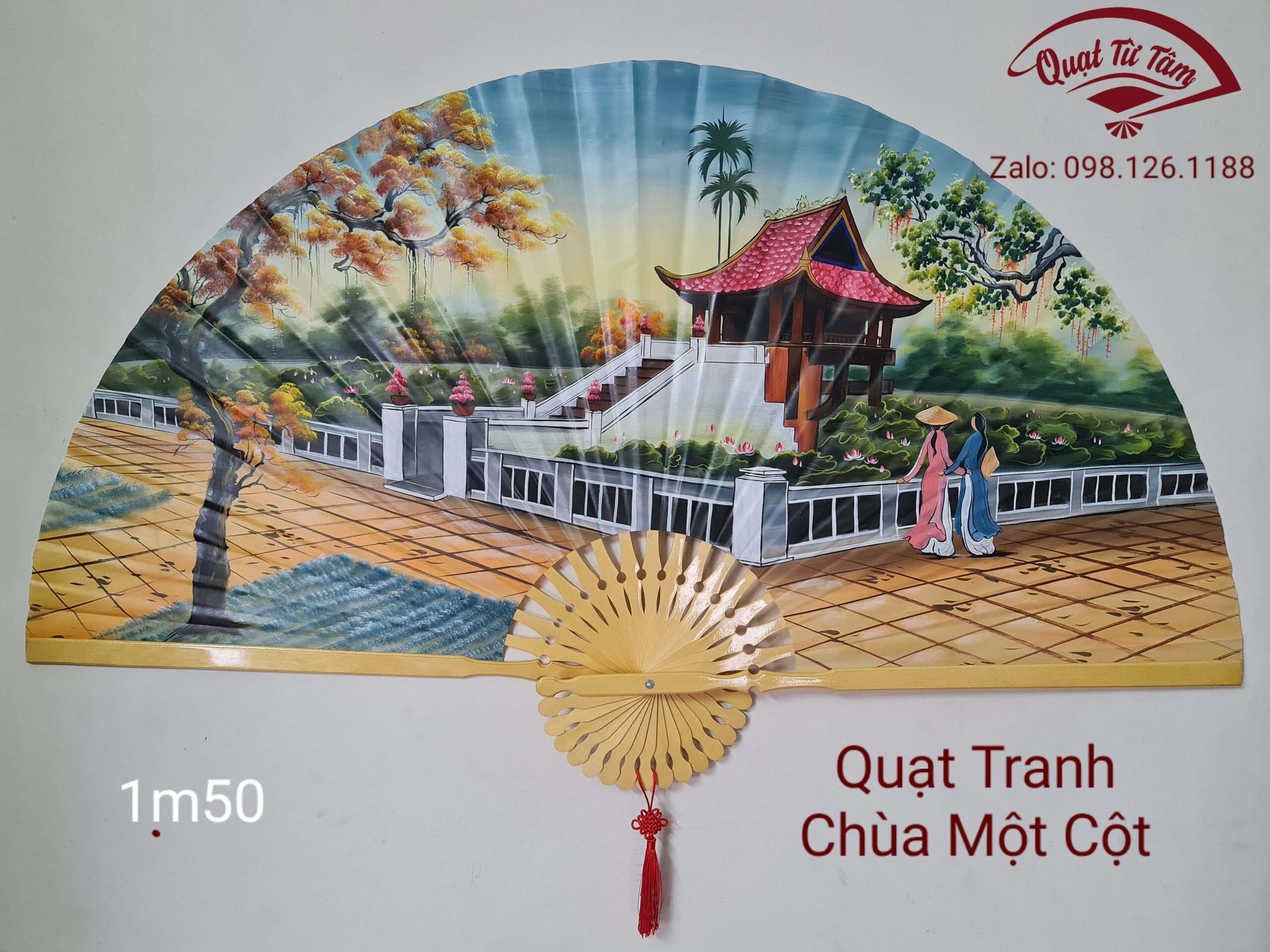 Quạt Tranh Sơn Thủy – Vẻ Đẹp Cổ Điển, Hồn Thiên Nhiên - Image 10