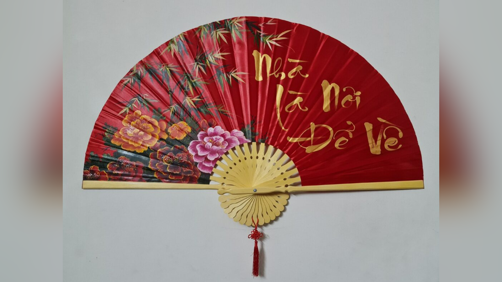 Quạt tranh thư pháp